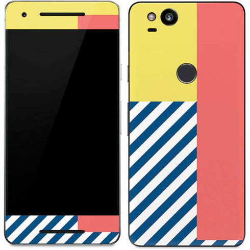 Color Blocks Google Pixel 2 Skin